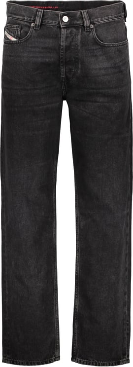 Diesel Jeans in black denim straight and versatile