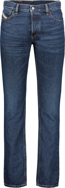 Diesel Dark Blue Straight High Waist Jeans
