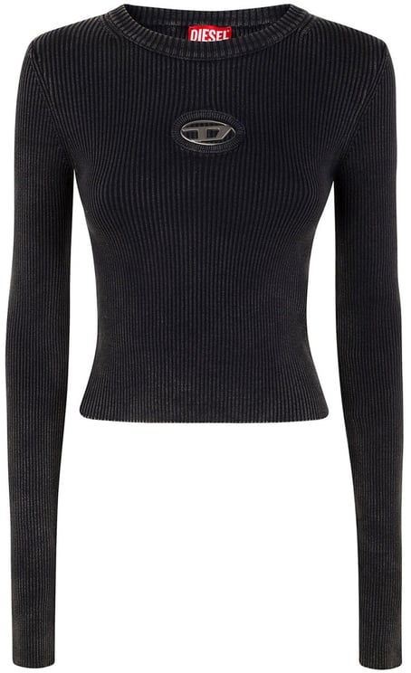 Diesel M-Anchor-A Cropped Ribbed T-Shirt