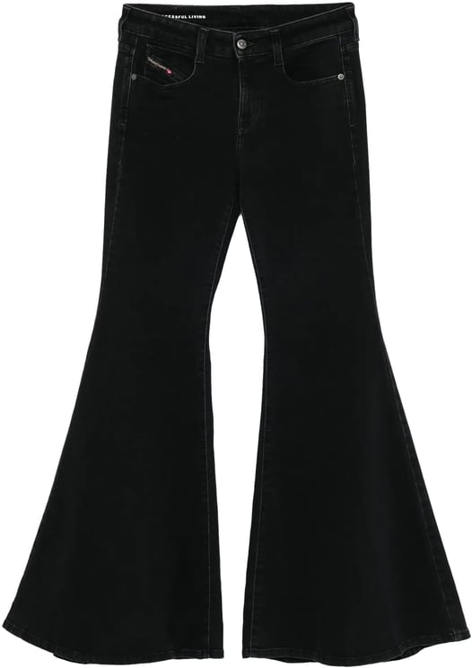 Diesel 1970 D Bleess Denim Pants Black