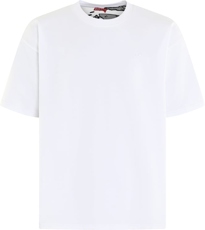 Diesel Heren T-Boxt-T24 T-Shirt Wit