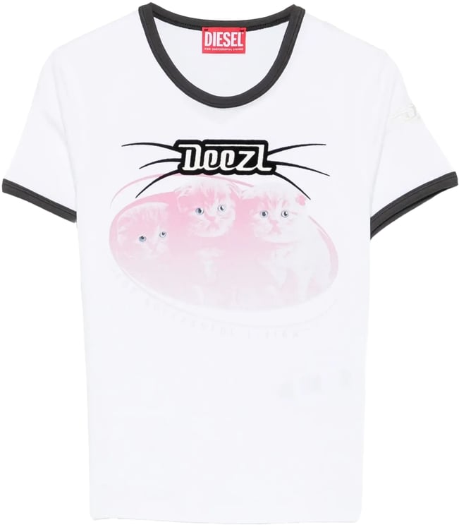 Diesel T Uncuties Long R13 Top White