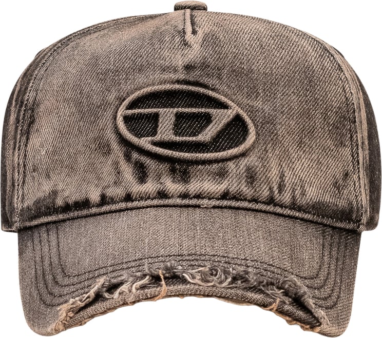 Diesel Cappello Baseball con Logo Ricamato