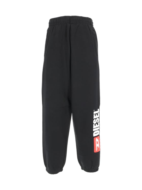 Diesel Black P-Marky Div Cropped Pants