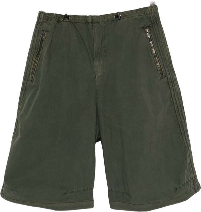 Diesel Relaxed Fit Shorts in Smooth Silk-Nylon Blend