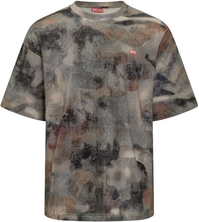Diesel T-shirt Diesel T-BOXT-V7 con Stampa Astratta