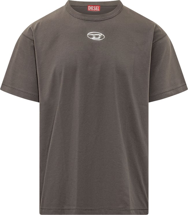 Diesel T-shirt con Placca Logo Frontale