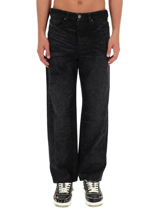 Diesel 2001 D-Macro-Fsh Wide-Leg Jeans
