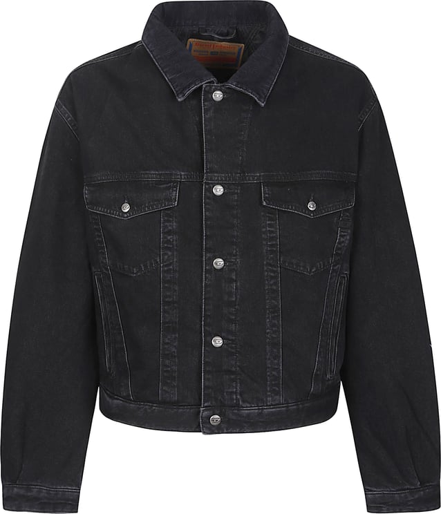 Diesel D-ranger Trucker Jacket Black