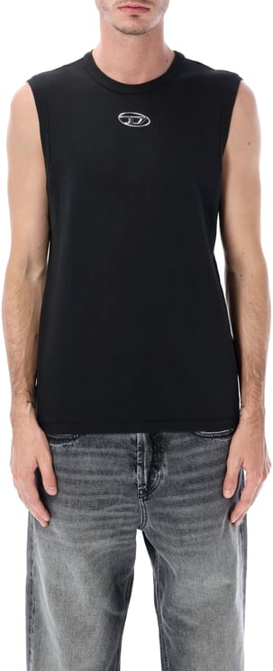 Diesel Diesel T-Bisco-OD cotton sleeveless t-shirt