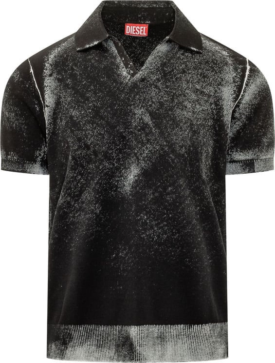 Diesel Polo a Maniche Corte con Colletto