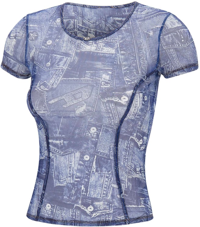 Diesel T-Shirts And Polos Blue