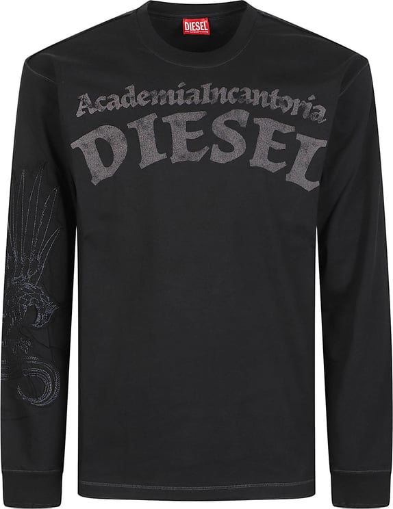 Diesel T-norm Aa3 Long Sleeve T-shirt Black