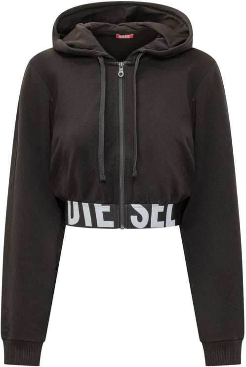 Diesel Felpa Nika Cropped con Cappuccio
