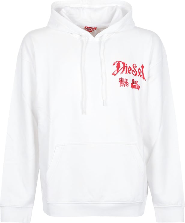 Diesel S-box T-aa2 Sweatshirt White