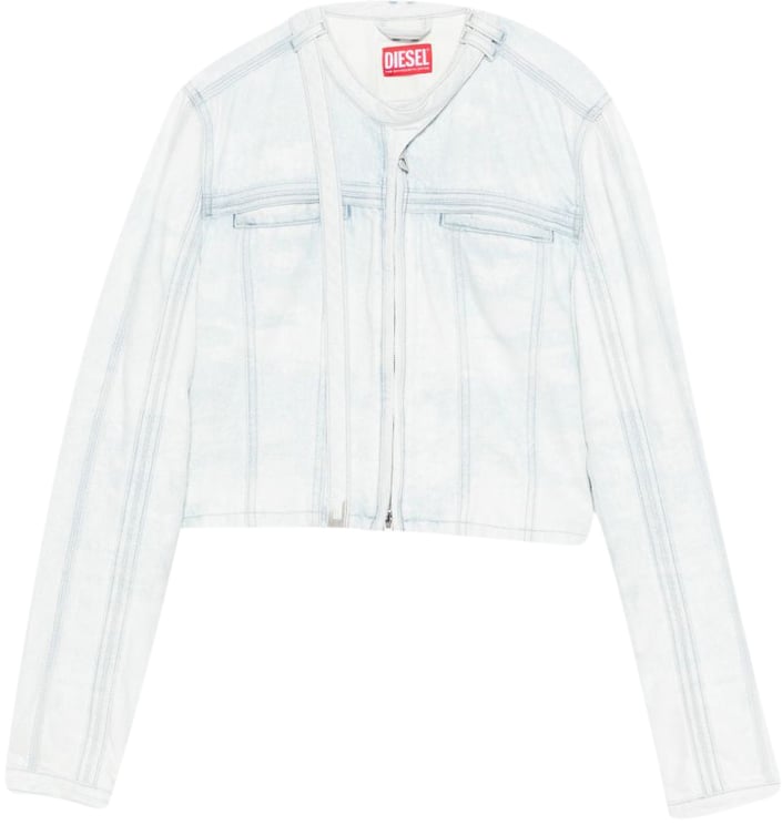 Diesel Coats Clear Blue