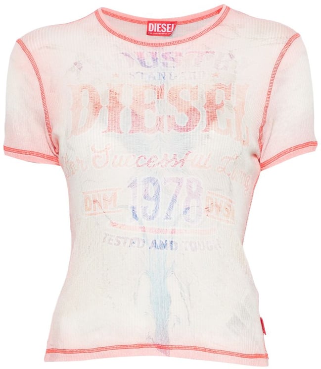 Diesel T-Shirts And Polos Red