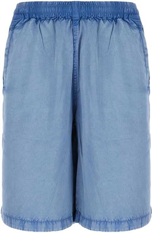 Diesel Diesel Denim blue viscose bermuda shorts