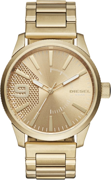 Diesel Diesel Rasp - Horloge - Goud