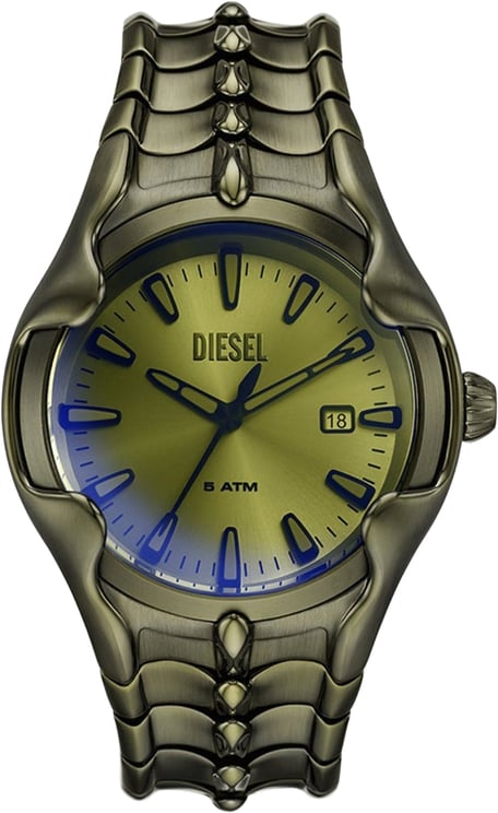 Diesel Diesel Vert - Horloge - Zilver