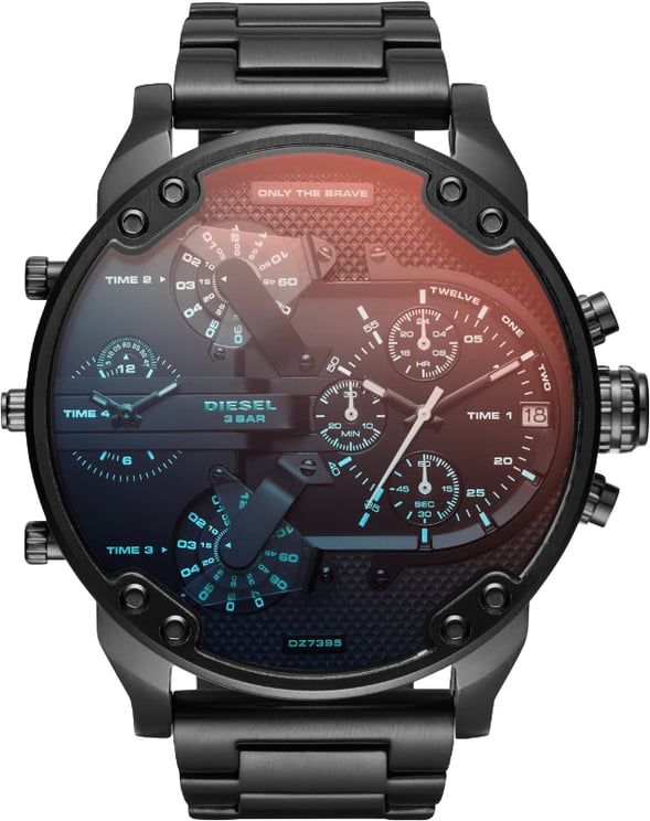 Diesel Diesel The Daddies - Horloge - Zwart