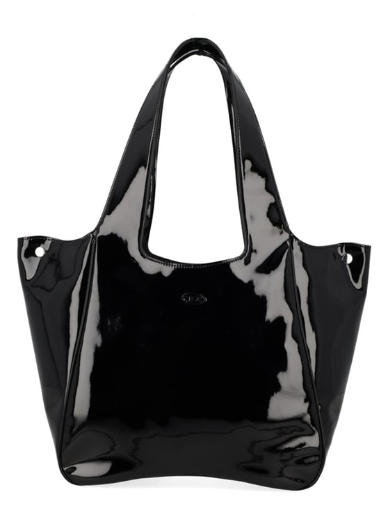 Diesel Play Shopper Ew Polyurethane Glossy Tote Bag