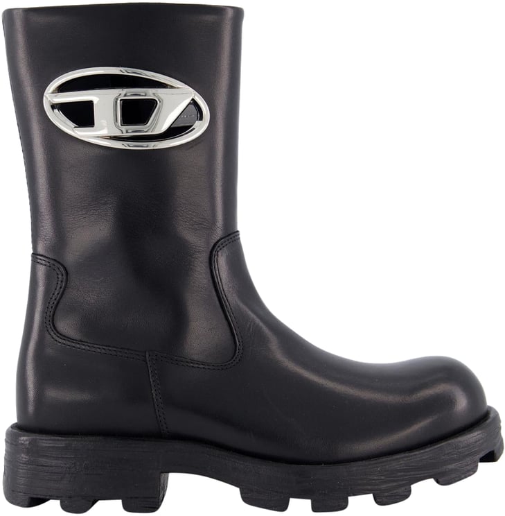 Diesel Dames Hammer Biker Boot Zwart