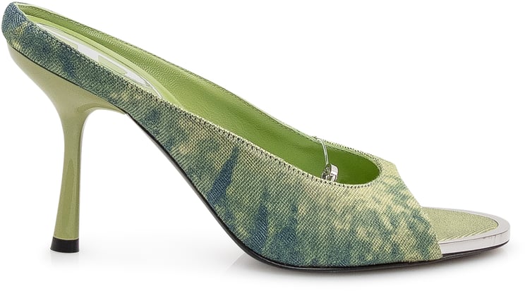 Diesel Mules con Tacco Alto e Punta Aperta