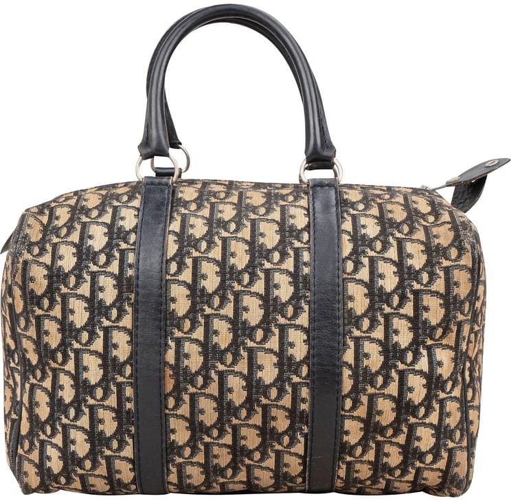 Dior Christian Dior Trotter Monogram Boston 30 Handbag