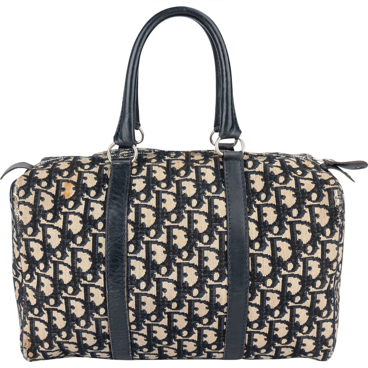 Dior Christian Dior Trotter Monogram Boston 30 Handbag