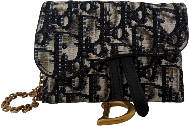 Dior Christian Dior Nano Saddle Crossybody Belt Pochette Oblique / sehr gut