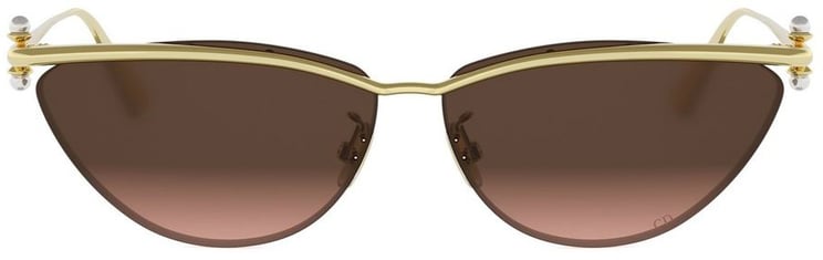 Dior Tribales B2U Cat Eye Gold Sunglasses