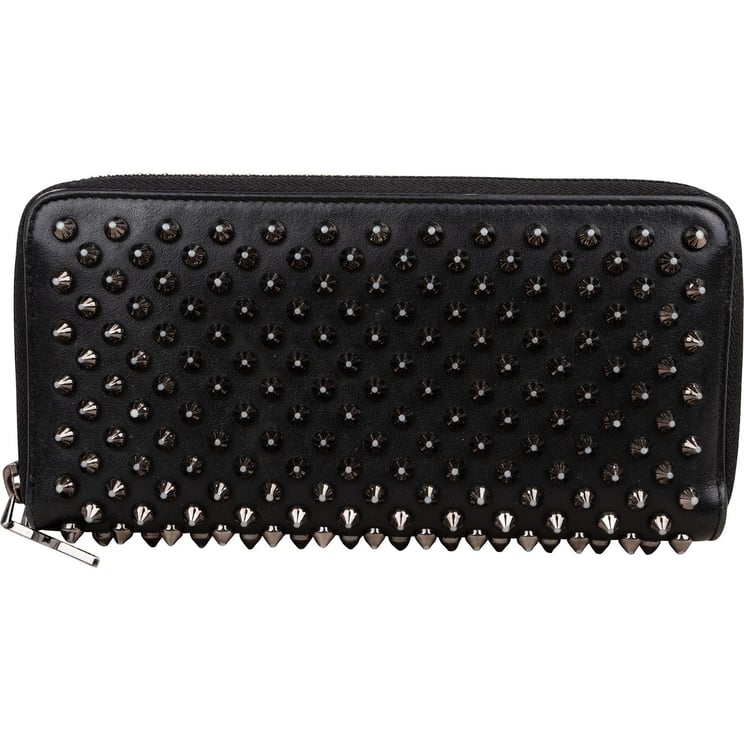Dior Christian Louboutin Leather Panettone Spikes Wallet