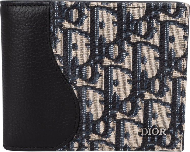Dior Christian Dior Oblique Trotter Monogram Jacquard Bifold Wallet