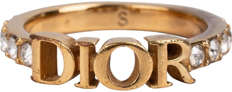 Dior Christian Dior Emblem Crystal Ring (51)