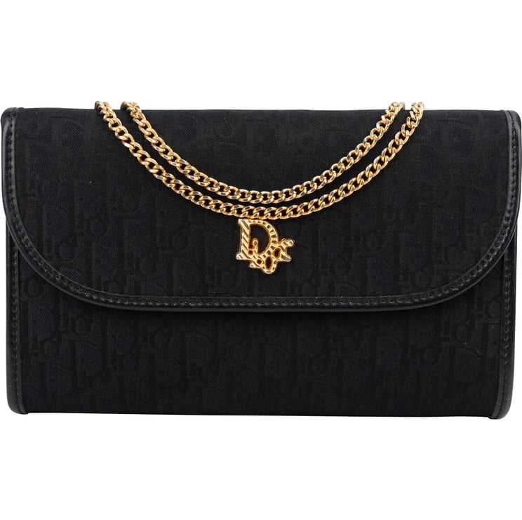 Dior Christian Dior Oblique Monogram Single Flap Crossbody Bag