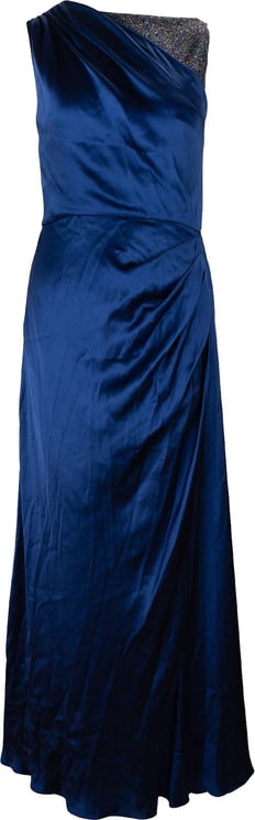 Dior Christian Dior Blue Silk Embellished Gown Dress (IT44 / DE38)