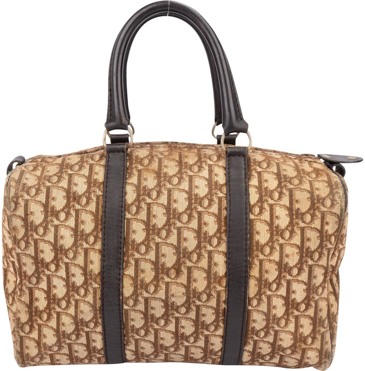 Dior Christian Dior Trotter Monogram Boston 30 Handbag