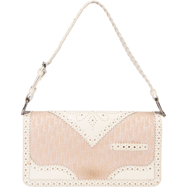 Dior Christian Dior Mini Trotter Monogram Shoulder Bag