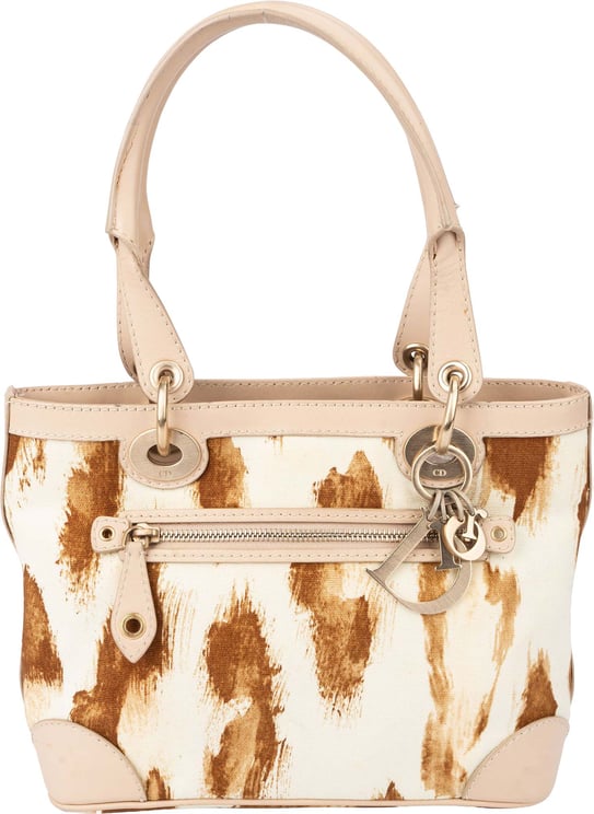 Dior Christian Dior Animal Print Saint Tropez Handbag