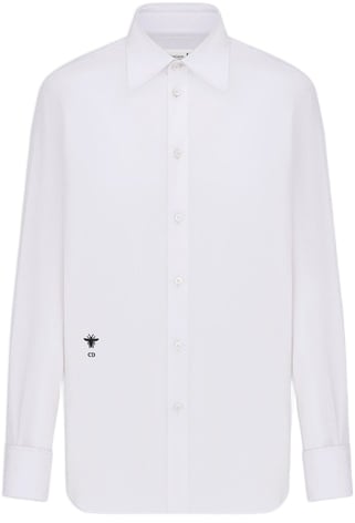 Dior Long-Sleeved Minimalist Button-Down Shirt