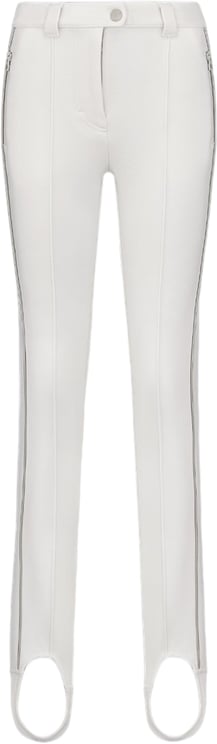 Dior White Slim-Fit Side Stripe Logo Pants