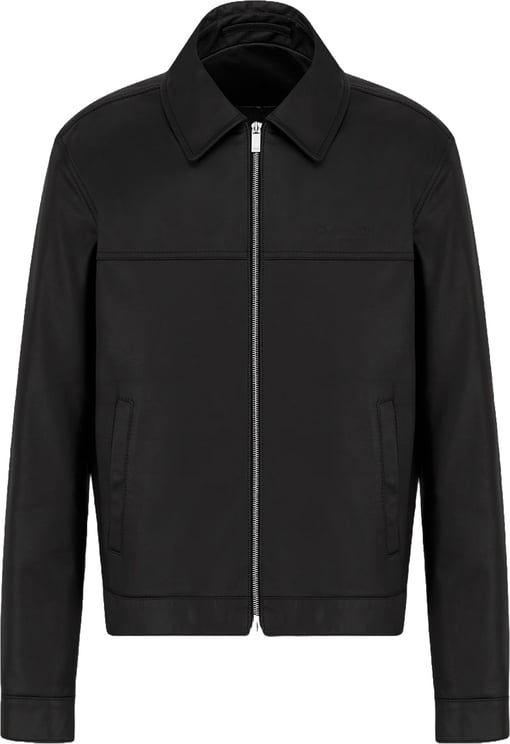 Dior Quilted-Back Black Leather Minimalist Jacket