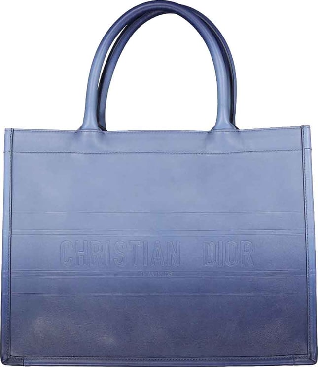 Dior Christian Dior Leather Medium Book Tote Bag