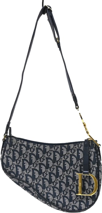 Dior Christian Dior Vintage Trotteur Chain shoulder bag Canvas