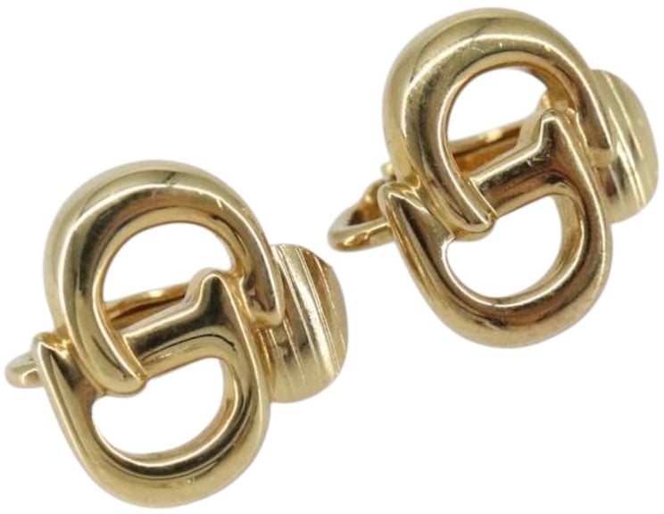 Dior Christian Dior CD logo clip earrings Metal