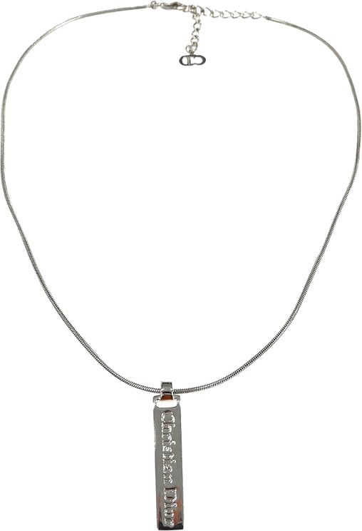 Dior Christian Dior Vintage Dior Logo Necklace Metal