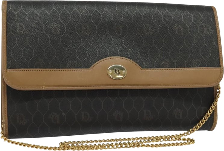 Dior Christian Dior Vintage Honeycomb chain Canvas