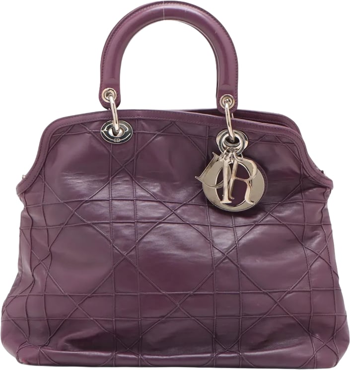 Dior Christian Dior Granville Satchel Leather Large
