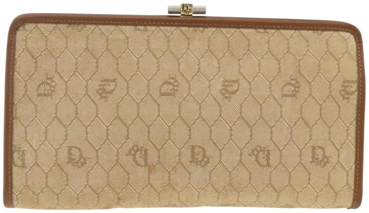 Dior Christian Dior Vintage honeycomb clutch Canvas